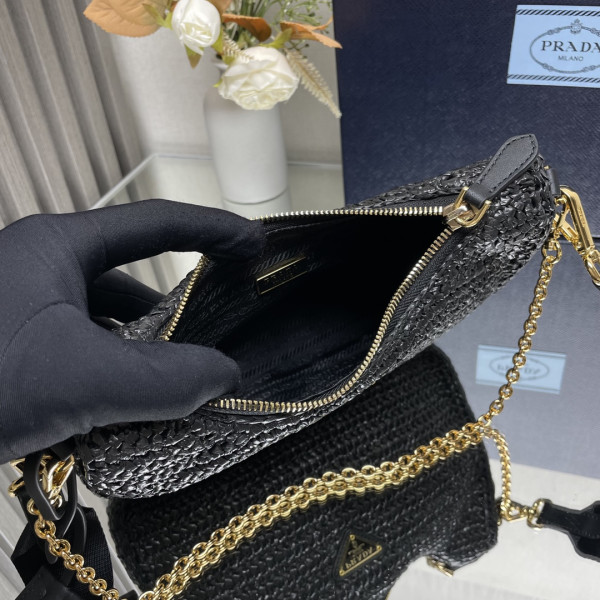 Prada Re-Edition 2005 crochet bag-23*16*7CM [1BH204-07] CELINE CHANEL ACCESSORIES LOEWE SHOES LOUIS VUITTON DIRO YSL OTHER BRAND HANDBAGS BALENCIAGA BOTTEGA VENETA GOYARD HERMES BURBERRY VALENTINO GUCCI FENDI MIUMIU CHLOE PRADA BVLGARI SUITCASE NEW ARRIVAL 