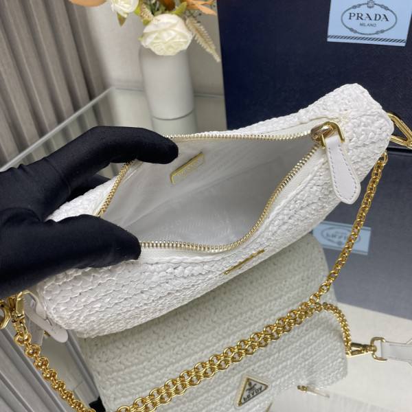 Prada Re-Edition 2005 crochet bag-23*16*7CM [1BH204-06] CELINE CHANEL ACCESSORIES LOEWE SHOES LOUIS VUITTON DIRO YSL OTHER BRAND HANDBAGS BALENCIAGA BOTTEGA VENETA GOYARD HERMES BURBERRY VALENTINO GUCCI FENDI MIUMIU CHLOE PRADA BVLGARI SUITCASE NEW ARRIVAL 