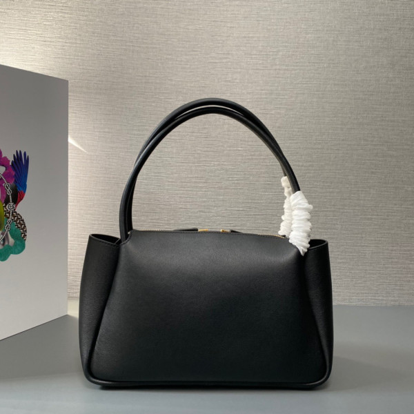 Prada leather handbag-28*18*11CM [1BA444-01] CELINE CHANEL ACCESSORIES LOEWE SHOES LOUIS VUITTON DIRO YSL OTHER BRAND HANDBAGS BALENCIAGA BOTTEGA VENETA GOYARD HERMES BURBERRY VALENTINO GUCCI FENDI MIUMIU CHLOE PRADA BVLGARI SUITCASE NEW ARRIVAL 