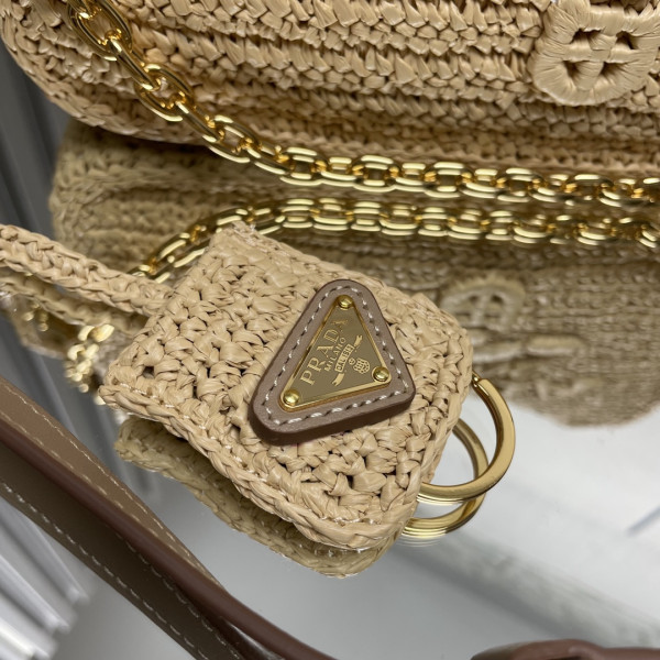 Prada hobo bag-23*17*6.5CM [1BC204-05] CELINE CHANEL ACCESSORIES LOEWE SHOES LOUIS VUITTON DIRO YSL OTHER BRAND HANDBAGS BALENCIAGA BOTTEGA VENETA GOYARD HERMES BURBERRY VALENTINO GUCCI FENDI MIUMIU CHLOE PRADA BVLGARI SUITCASE NEW ARRIVAL 