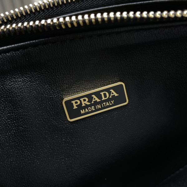 Prada Triangular sequined pouch-26*16*13CM [1BC176-01] CELINE CHANEL ACCESSORIES LOEWE SHOES LOUIS VUITTON DIRO YSL OTHER BRAND HANDBAGS BALENCIAGA BOTTEGA VENETA GOYARD HERMES BURBERRY VALENTINO GUCCI FENDI MIUMIU CHLOE PRADA BVLGARI SUITCASE NEW ARRIVAL 