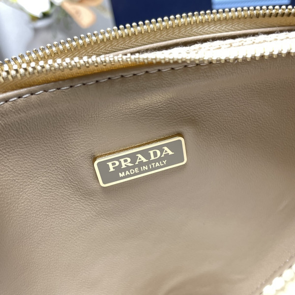 Prada Triangular sequined pouch-26*16*13CM [1BC176] CELINE CHANEL ACCESSORIES LOEWE SHOES LOUIS VUITTON DIRO YSL OTHER BRAND HANDBAGS BALENCIAGA BOTTEGA VENETA GOYARD HERMES BURBERRY VALENTINO GUCCI FENDI MIUMIU CHLOE PRADA BVLGARI SUITCASE NEW ARRIVAL 