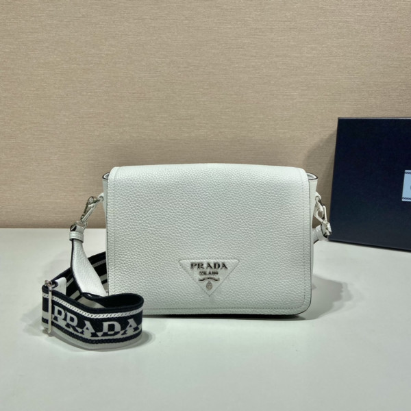prada Leather shoulder bag-23*18*9CM [1BD314-04] CELINE CHANEL ACCESSORIES LOEWE SHOES LOUIS VUITTON DIRO YSL OTHER BRAND HANDBAGS BALENCIAGA BOTTEGA VENETA GOYARD HERMES BURBERRY VALENTINO GUCCI FENDI MIUMIU CHLOE PRADA BVLGARI SUITCASE NEW ARRIVAL 