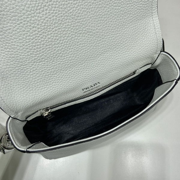 prada Leather shoulder bag-23*18*9CM [1BD314-04] CELINE CHANEL ACCESSORIES LOEWE SHOES LOUIS VUITTON DIRO YSL OTHER BRAND HANDBAGS BALENCIAGA BOTTEGA VENETA GOYARD HERMES BURBERRY VALENTINO GUCCI FENDI MIUMIU CHLOE PRADA BVLGARI SUITCASE NEW ARRIVAL 