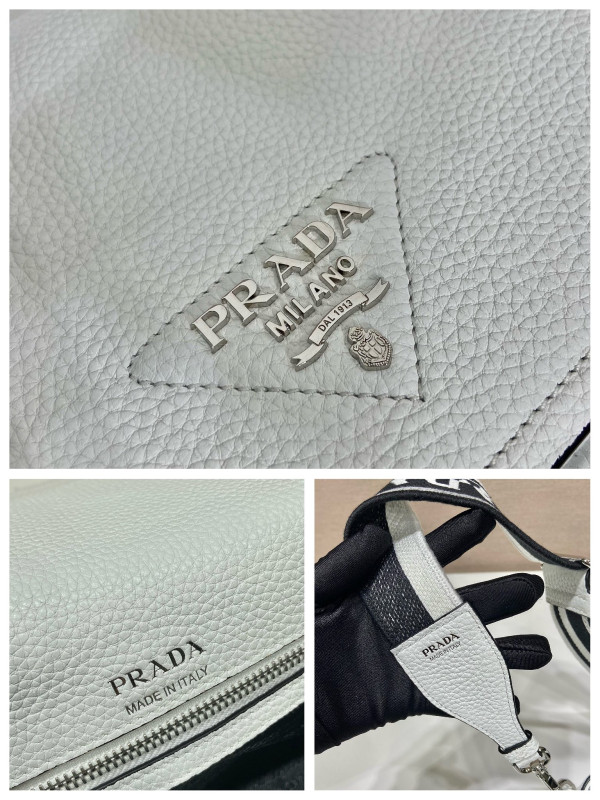 prada Leather shoulder bag-23*18*9CM [1BD314-04] CELINE CHANEL ACCESSORIES LOEWE SHOES LOUIS VUITTON DIRO YSL OTHER BRAND HANDBAGS BALENCIAGA BOTTEGA VENETA GOYARD HERMES BURBERRY VALENTINO GUCCI FENDI MIUMIU CHLOE PRADA BVLGARI SUITCASE NEW ARRIVAL 