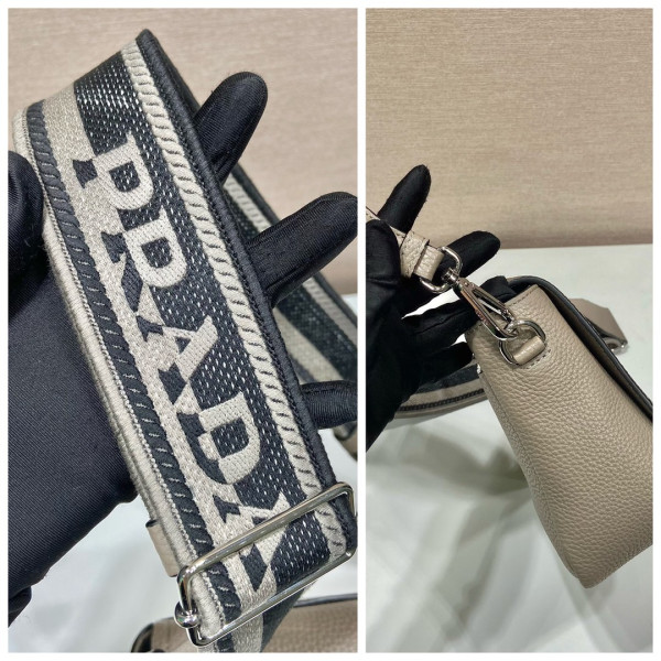 prada Leather shoulder bag-23*18*9CM [1BD314] CELINE CHANEL ACCESSORIES LOEWE SHOES LOUIS VUITTON DIRO YSL OTHER BRAND HANDBAGS BALENCIAGA BOTTEGA VENETA GOYARD HERMES BURBERRY VALENTINO GUCCI FENDI MIUMIU CHLOE PRADA BVLGARI SUITCASE NEW ARRIVAL 