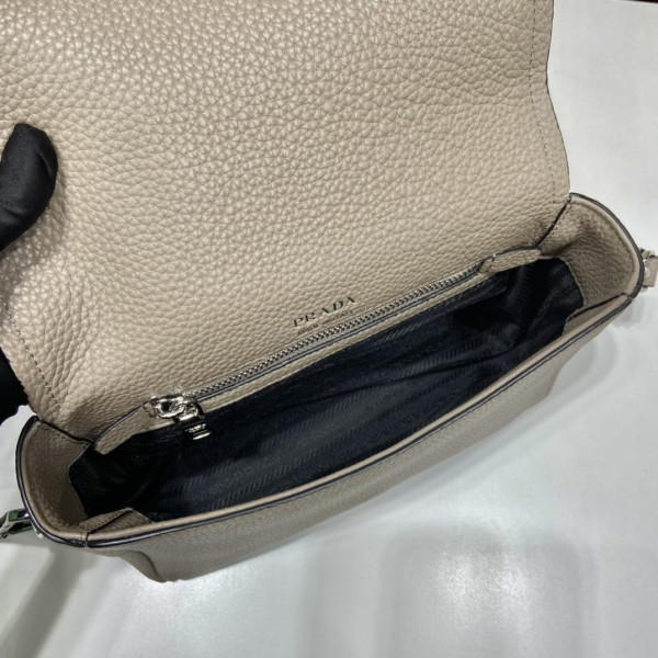 prada Leather shoulder bag-23*18*9CM [1BD314] CELINE CHANEL ACCESSORIES LOEWE SHOES LOUIS VUITTON DIRO YSL OTHER BRAND HANDBAGS BALENCIAGA BOTTEGA VENETA GOYARD HERMES BURBERRY VALENTINO GUCCI FENDI MIUMIU CHLOE PRADA BVLGARI SUITCASE NEW ARRIVAL 