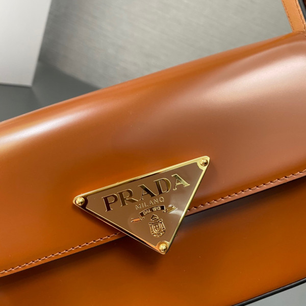 Prada Patent Bag-20.5*10.5*4CM [1BD339-05] CELINE CHANEL ACCESSORIES LOEWE SHOES LOUIS VUITTON DIRO YSL OTHER BRAND HANDBAGS BALENCIAGA BOTTEGA VENETA GOYARD HERMES BURBERRY VALENTINO GUCCI FENDI MIUMIU CHLOE PRADA BVLGARI SUITCASE NEW ARRIVAL 
