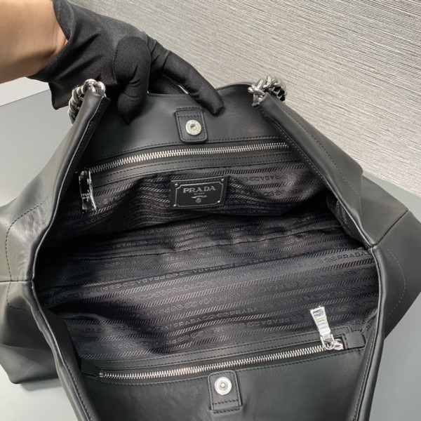 Prada Vintage Tote-39*29*19CM [1BA638] CELINE CHANEL ACCESSORIES LOEWE SHOES LOUIS VUITTON DIRO YSL OTHER BRAND HANDBAGS BALENCIAGA BOTTEGA VENETA GOYARD HERMES BURBERRY VALENTINO GUCCI FENDI MIUMIU CHLOE PRADA BVLGARI SUITCASE NEW ARRIVAL 