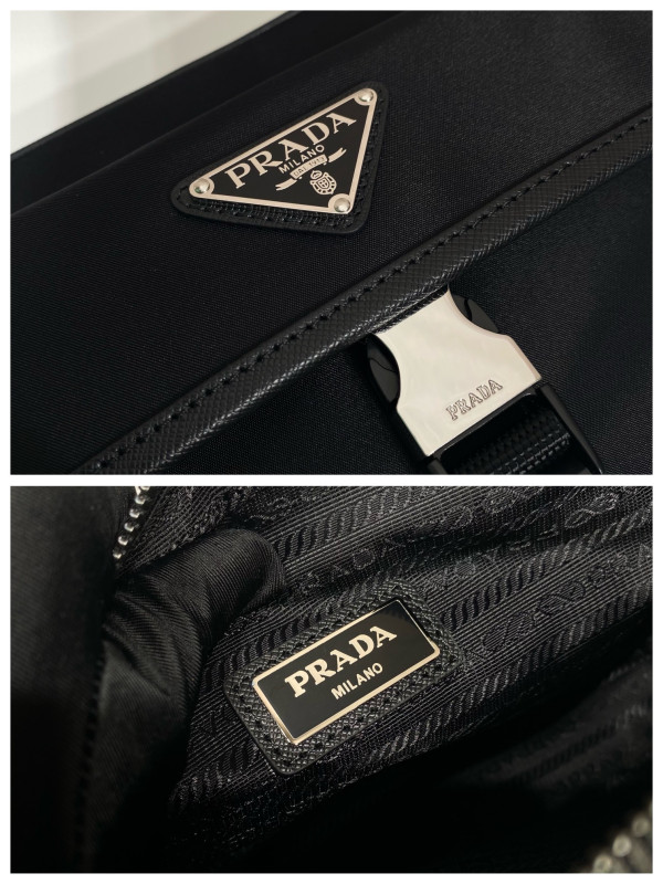 Prada MESSAGE Bag-22*16*5*CM [2VH133B] CELINE CHANEL ACCESSORIES LOEWE SHOES LOUIS VUITTON DIRO YSL OTHER BRAND HANDBAGS BALENCIAGA BOTTEGA VENETA GOYARD HERMES BURBERRY VALENTINO GUCCI FENDI MIUMIU CHLOE PRADA BVLGARI SUITCASE NEW ARRIVAL 