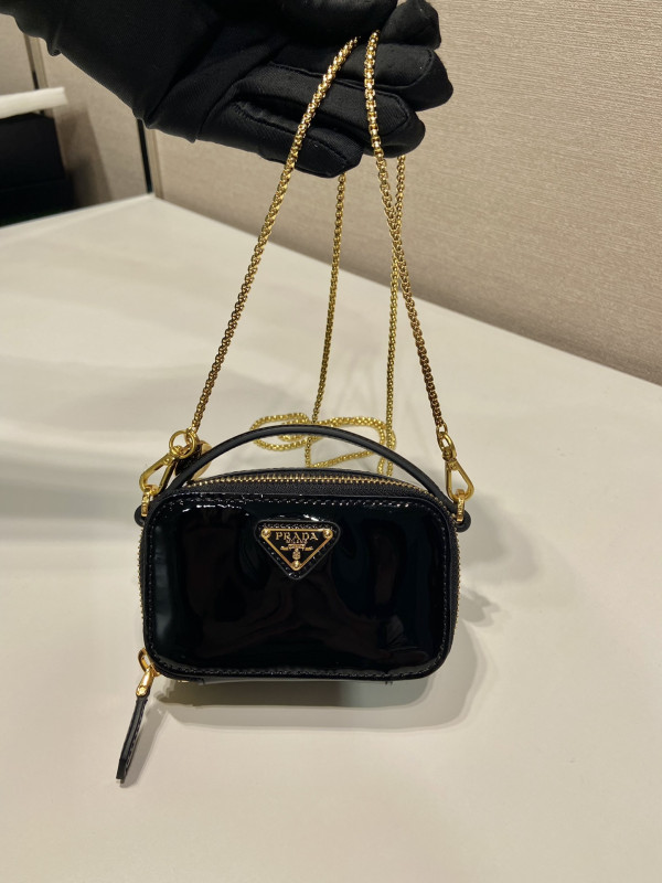 Prada Mini Bag-11*6.5*2.5*CM [1NR025-01] CELINE CHANEL ACCESSORIES LOEWE SHOES LOUIS VUITTON DIRO YSL OTHER BRAND HANDBAGS BALENCIAGA BOTTEGA VENETA GOYARD HERMES BURBERRY VALENTINO GUCCI FENDI MIUMIU CHLOE PRADA BVLGARI SUITCASE NEW ARRIVAL 