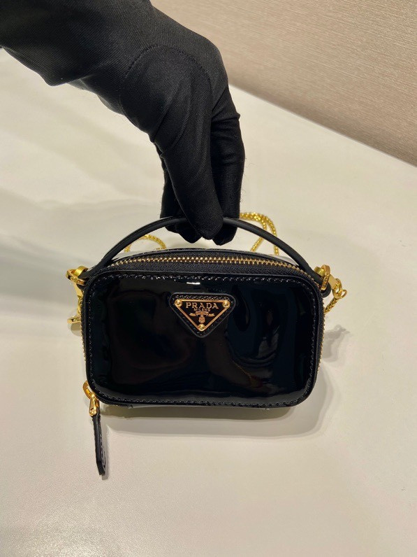 Prada Mini Bag-11*6.5*2.5*CM [1NR025-01] CELINE CHANEL ACCESSORIES LOEWE SHOES LOUIS VUITTON DIRO YSL OTHER BRAND HANDBAGS BALENCIAGA BOTTEGA VENETA GOYARD HERMES BURBERRY VALENTINO GUCCI FENDI MIUMIU CHLOE PRADA BVLGARI SUITCASE NEW ARRIVAL 