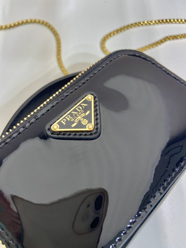 Prada Mini Bag-11*6.5*2.5*CM [1NR025-01] CELINE CHANEL ACCESSORIES LOEWE SHOES LOUIS VUITTON DIRO YSL OTHER BRAND HANDBAGS BALENCIAGA BOTTEGA VENETA GOYARD HERMES BURBERRY VALENTINO GUCCI FENDI MIUMIU CHLOE PRADA BVLGARI SUITCASE NEW ARRIVAL 