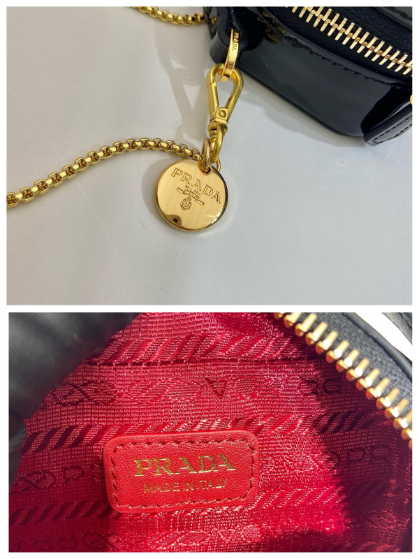 Prada Mini Bag-11*6.5*2.5*CM [1NR025-01] CELINE CHANEL ACCESSORIES LOEWE SHOES LOUIS VUITTON DIRO YSL OTHER BRAND HANDBAGS BALENCIAGA BOTTEGA VENETA GOYARD HERMES BURBERRY VALENTINO GUCCI FENDI MIUMIU CHLOE PRADA BVLGARI SUITCASE NEW ARRIVAL 