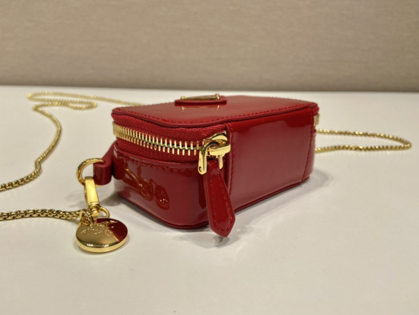 Prada Mini Bag-11*6.5*2.5*CM [1NR025] CELINE CHANEL ACCESSORIES LOEWE SHOES LOUIS VUITTON DIRO YSL OTHER BRAND HANDBAGS BALENCIAGA BOTTEGA VENETA GOYARD HERMES BURBERRY VALENTINO GUCCI FENDI MIUMIU CHLOE PRADA BVLGARI SUITCASE NEW ARRIVAL 