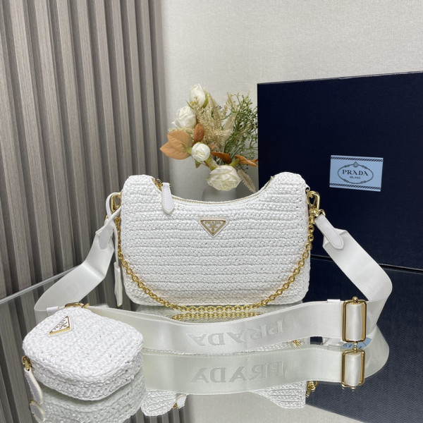 (image for) Prada Re-Edition 2005 crochet bag-23*16*7CM