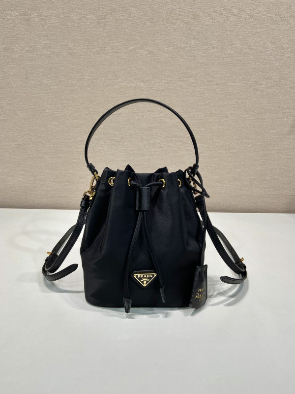 Prada Bucket Bag-15.5*19.5*10CM (image for) Prada Bucket Bag-15.5*19.5*10CM