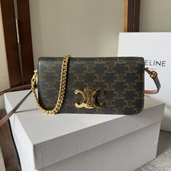 (image for) CELIN* CHAIN SHOULDER BAG TRIOMPHE