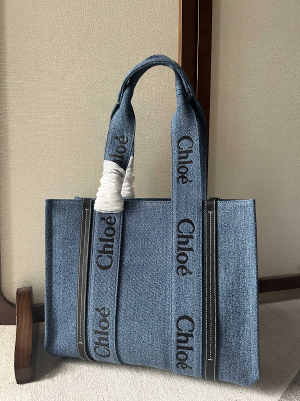 (image for) CHLO? LARGE woody tote bag-37×26×12