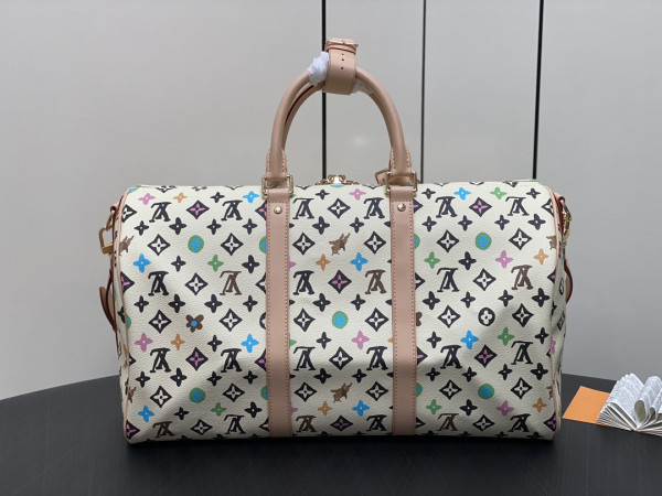LOUIS VUITTON KEEPALL BANDOULI?RE 50 [M24901白彩] CELINE CHANEL ACCESSORIES LOEWE SHOES LOUIS VUITTON DIRO YSL OTHER BRAND HANDBAGS BALENCIAGA BOTTEGA VENETA GOYARD HERMES BURBERRY VALENTINO GUCCI FENDI MIUMIU CHLOE PRADA BVLGARI SUITCASE NEW ARRIVAL 