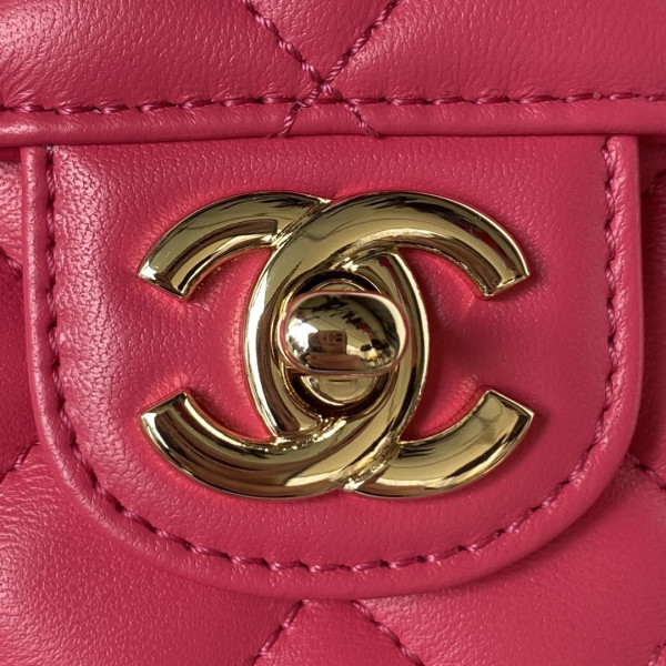 CL FLAP BAG WITH TOP HANDLE-18CM [AS4140-03] CELINE CHANEL ACCESSORIES LOEWE SHOES LOUIS VUITTON DIRO YSL OTHER BRAND HANDBAGS BALENCIAGA BOTTEGA VENETA GOYARD HERMES BURBERRY VALENTINO GUCCI FENDI MIUMIU CHLOE PRADA BVLGARI SUITCASE NEW ARRIVAL 