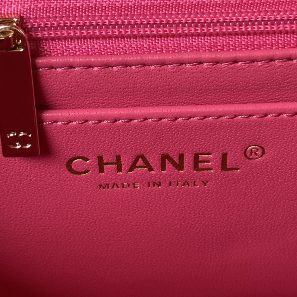 CL FLAP BAG WITH TOP HANDLE-18CM [AS4140-03] CELINE CHANEL ACCESSORIES LOEWE SHOES LOUIS VUITTON DIRO YSL OTHER BRAND HANDBAGS BALENCIAGA BOTTEGA VENETA GOYARD HERMES BURBERRY VALENTINO GUCCI FENDI MIUMIU CHLOE PRADA BVLGARI SUITCASE NEW ARRIVAL 
