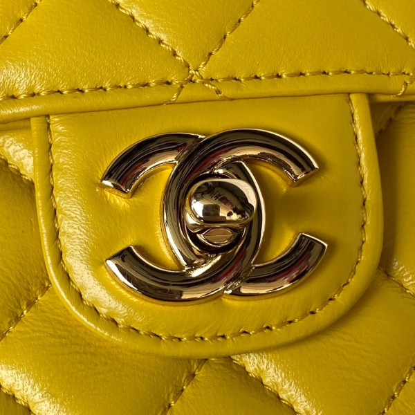 CL FLAP BAG WITH TOP HANDLE-18CM [AS4140-02] CELINE CHANEL ACCESSORIES LOEWE SHOES LOUIS VUITTON DIRO YSL OTHER BRAND HANDBAGS BALENCIAGA BOTTEGA VENETA GOYARD HERMES BURBERRY VALENTINO GUCCI FENDI MIUMIU CHLOE PRADA BVLGARI SUITCASE NEW ARRIVAL 