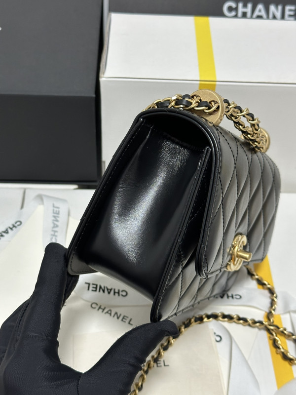 CL FLAP BAG -12X19X8CM [AS2615-01] CELINE CHANEL ACCESSORIES LOEWE SHOES LOUIS VUITTON DIRO YSL OTHER BRAND HANDBAGS BALENCIAGA BOTTEGA VENETA GOYARD HERMES BURBERRY VALENTINO GUCCI FENDI MIUMIU CHLOE PRADA BVLGARI SUITCASE NEW ARRIVAL 
