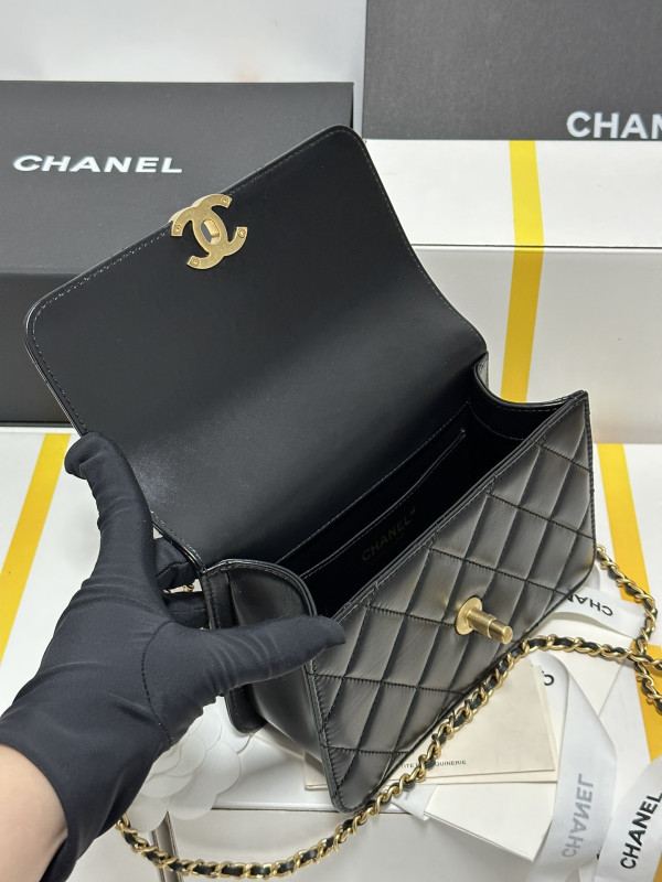 CL FLAP BAG -12X19X8CM [AS2615-01] CELINE CHANEL ACCESSORIES LOEWE SHOES LOUIS VUITTON DIRO YSL OTHER BRAND HANDBAGS BALENCIAGA BOTTEGA VENETA GOYARD HERMES BURBERRY VALENTINO GUCCI FENDI MIUMIU CHLOE PRADA BVLGARI SUITCASE NEW ARRIVAL 