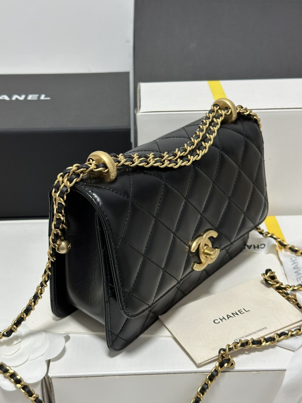 CL FLAP BAG -14.5*22*8cm [AS2649-01] CELINE CHANEL ACCESSORIES LOEWE SHOES LOUIS VUITTON DIRO YSL OTHER BRAND HANDBAGS BALENCIAGA BOTTEGA VENETA GOYARD HERMES BURBERRY VALENTINO GUCCI FENDI MIUMIU CHLOE PRADA BVLGARI SUITCASE NEW ARRIVAL 