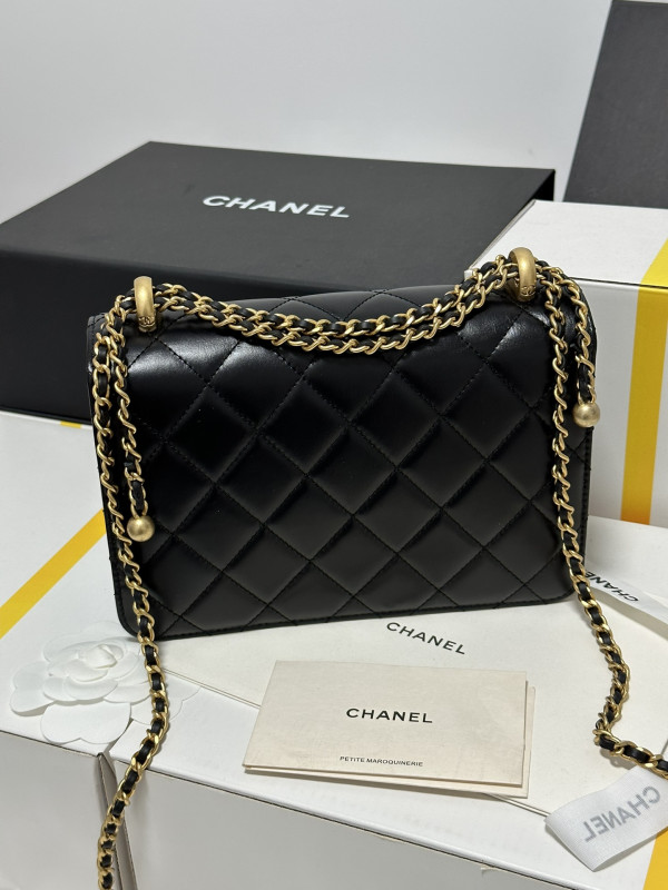 CL FLAP BAG -14.5*22*8cm [AS2649-01] CELINE CHANEL ACCESSORIES LOEWE SHOES LOUIS VUITTON DIRO YSL OTHER BRAND HANDBAGS BALENCIAGA BOTTEGA VENETA GOYARD HERMES BURBERRY VALENTINO GUCCI FENDI MIUMIU CHLOE PRADA BVLGARI SUITCASE NEW ARRIVAL 