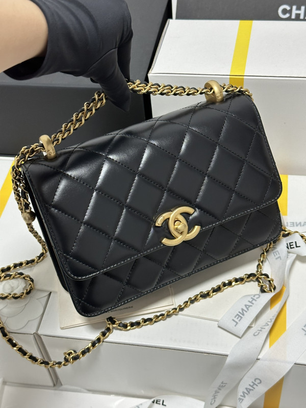 CL FLAP BAG - 14.5*22*8cm [AS2649] CELINE CHANEL ACCESSORIES LOEWE SHOES LOUIS VUITTON DIRO YSL OTHER BRAND HANDBAGS BALENCIAGA BOTTEGA VENETA GOYARD HERMES BURBERRY VALENTINO GUCCI FENDI MIUMIU CHLOE PRADA BVLGARI SUITCASE NEW ARRIVAL 