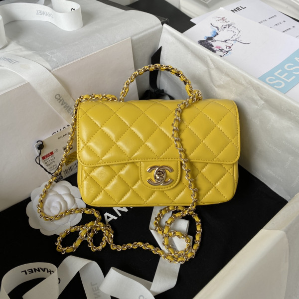 (image for) CL FLAP BAG WITH TOP HANDLE-18CM