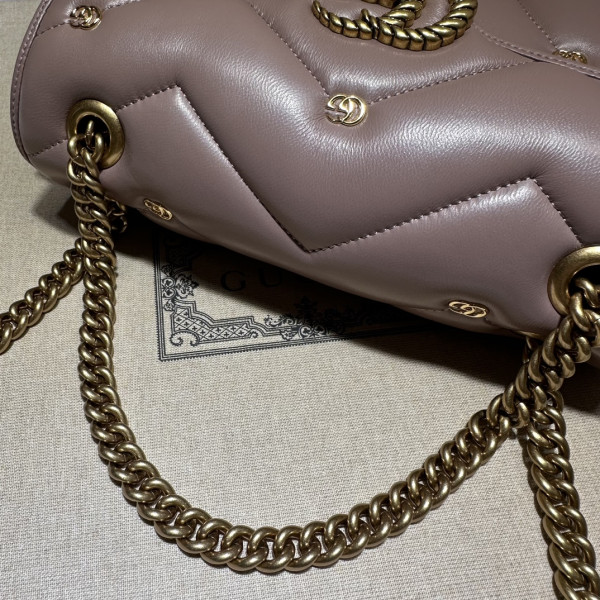 GUCCI GG Marmont SMALL shoulder bag [443497-04] CELINE CHANEL ACCESSORIES LOEWE SHOES LOUIS VUITTON DIRO YSL OTHER BRAND HANDBAGS BALENCIAGA BOTTEGA VENETA GOYARD HERMES BURBERRY VALENTINO GUCCI FENDI MIUMIU CHLOE PRADA BVLGARI SUITCASE NEW ARRIVAL 