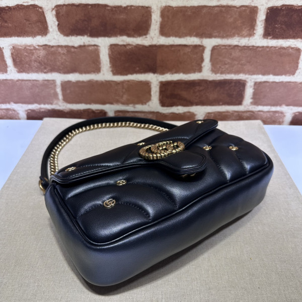 GUCCI GG Marmont SMALL shoulder bag [443497-02] CELINE CHANEL ACCESSORIES LOEWE SHOES LOUIS VUITTON DIRO YSL OTHER BRAND HANDBAGS BALENCIAGA BOTTEGA VENETA GOYARD HERMES BURBERRY VALENTINO GUCCI FENDI MIUMIU CHLOE PRADA BVLGARI SUITCASE NEW ARRIVAL 