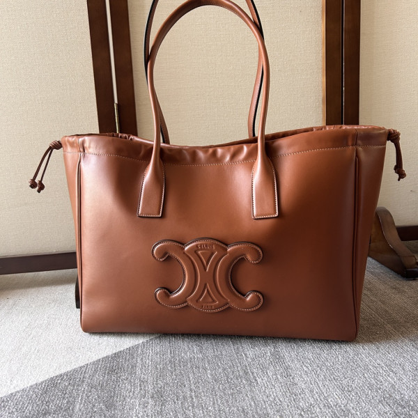 CELIN* CABAS DRAWSTRING CUIR TRIOMPHE (image for) CELIN* CABAS DRAWSTRING CUIR TRIOMPHE