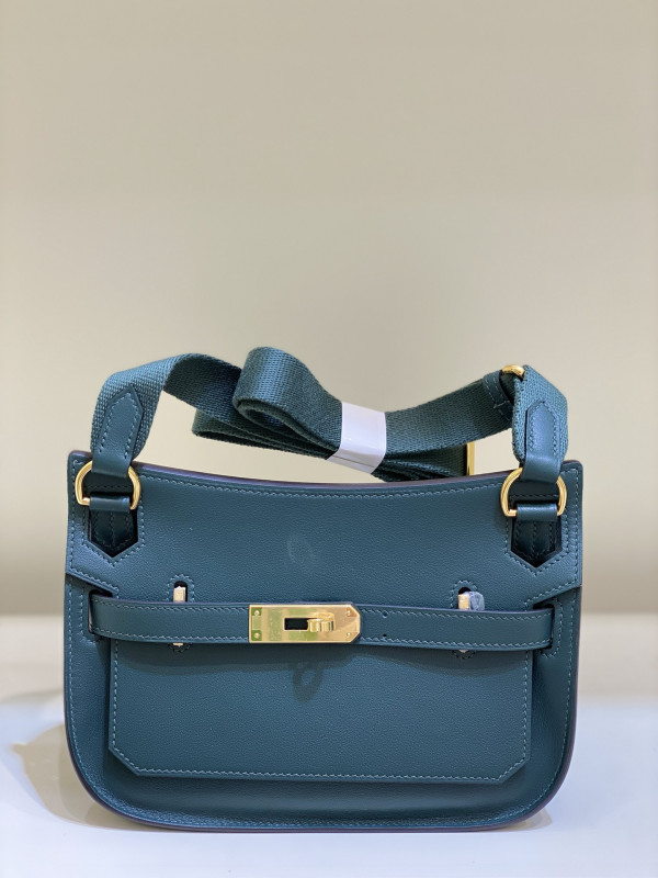 (image for) Hermes Jypsiere Mini Bag in Swift Leather Gris Meyer