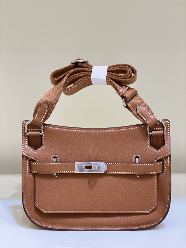 (image for) Hermes Jypsiere Mini Bag in Swift Leather Gris Meyer
