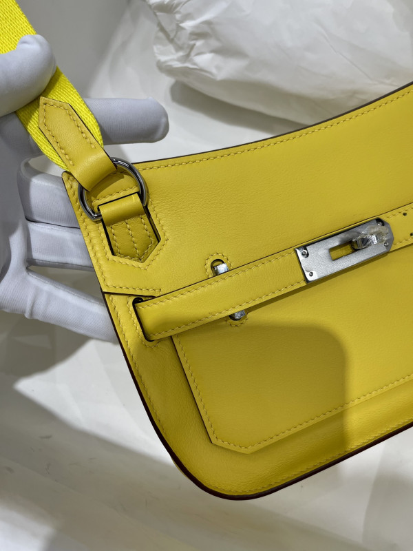 (image for) Hermes Jypsiere Mini Bag in Swift Leather Gris Meyer