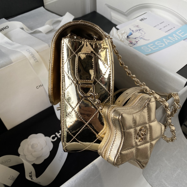 CL BACKPACK & STAR COIN PURSE [AS4649-1] CELINE CHANEL ACCESSORIES LOEWE SHOES LOUIS VUITTON DIRO YSL OTHER BRAND HANDBAGS BALENCIAGA BOTTEGA VENETA GOYARD HERMES BURBERRY VALENTINO GUCCI FENDI MIUMIU CHLOE PRADA BVLGARI SUITCASE NEW ARRIVAL 