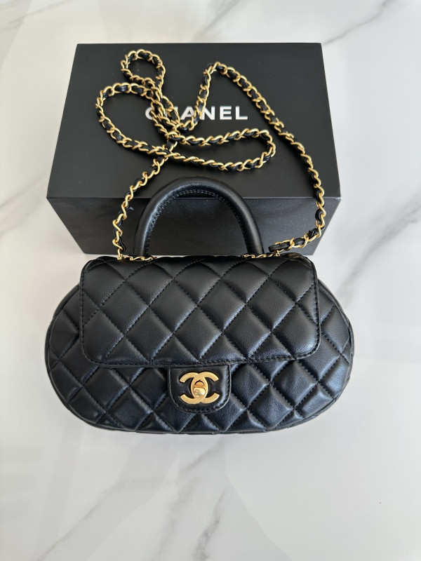 (image for) CL FLAP BAG WITH TOP HANDLE