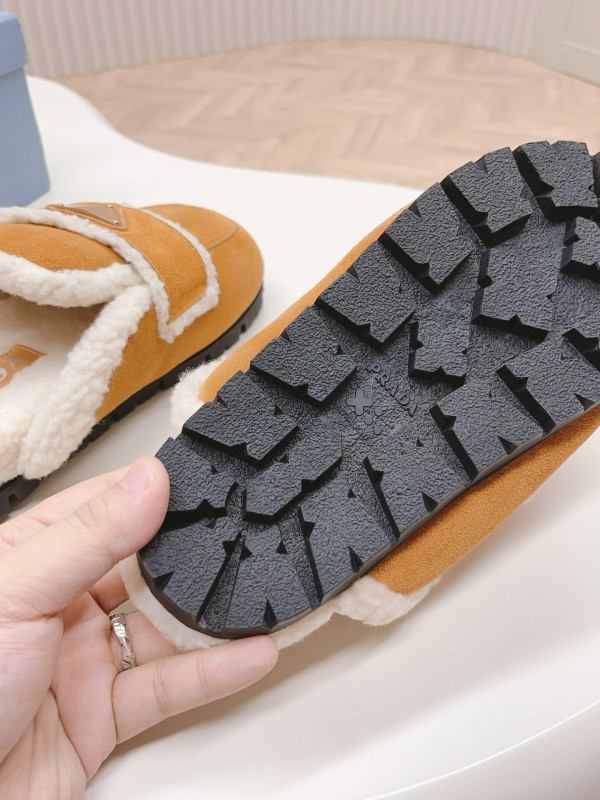 (image for) PRADA SHEARLING SLIPPERS