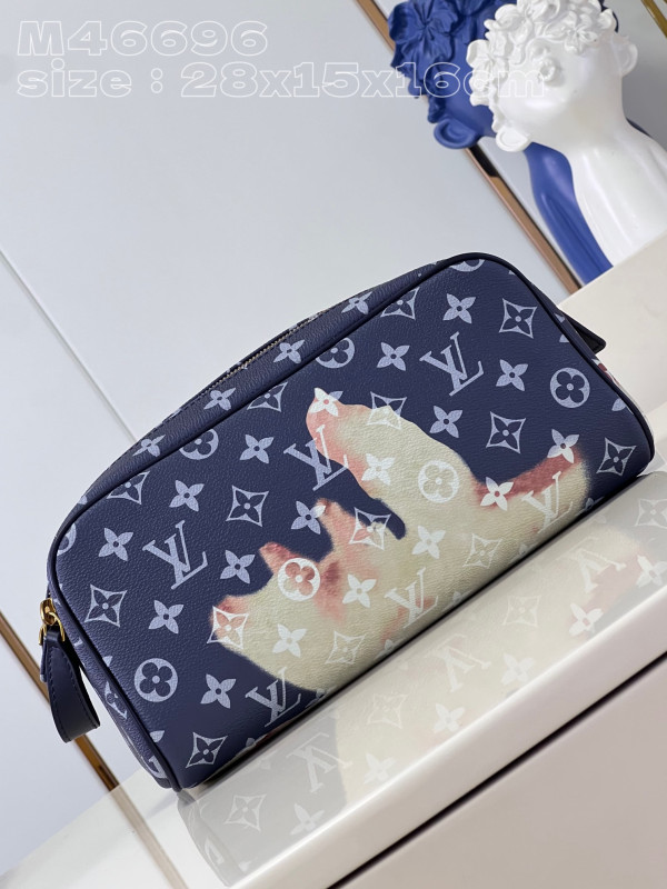 LOUIS VUITTON DOPP KIT TOILET POUCH [C1MCL-081650] CELINE CHANEL ACCESSORIES LOEWE SHOES LOUIS VUITTON DIRO YSL OTHER BRAND HANDBAGS BALENCIAGA BOTTEGA VENETA GOYARD HERMES BURBERRY VALENTINO GUCCI FENDI MIUMIU CHLOE PRADA BVLGARI SUITCASE NEW ARRIVAL 