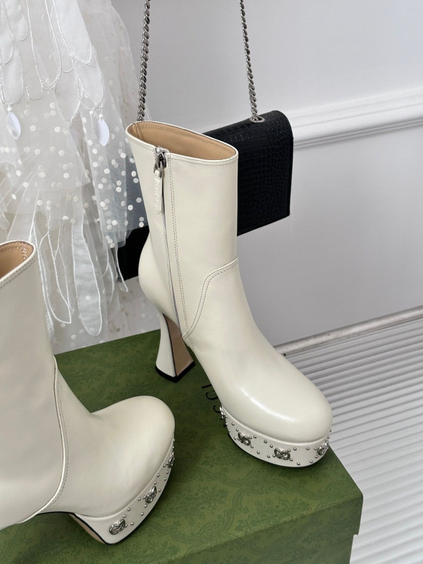 GUCCI GG LEATHER PLATFORM ANKLE BOOTS [C1MCE-092809] CELINE CHANEL ACCESSORIES LOEWE SHOES LOUIS VUITTON DIRO YSL OTHER BRAND HANDBAGS BALENCIAGA BOTTEGA VENETA GOYARD HERMES BURBERRY VALENTINO GUCCI FENDI MIUMIU CHLOE PRADA BVLGARI SUITCASE NEW ARRIVAL 