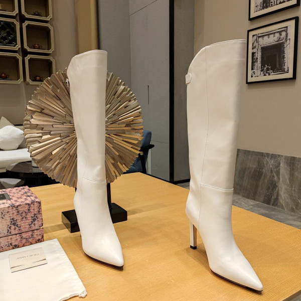JIMMY CHOO Alizze leather knee-high boots [C1MCE-094241] CELINE CHANEL ACCESSORIES LOEWE SHOES LOUIS VUITTON DIRO YSL OTHER BRAND HANDBAGS BALENCIAGA BOTTEGA VENETA GOYARD HERMES BURBERRY VALENTINO GUCCI FENDI MIUMIU CHLOE PRADA BVLGARI SUITCASE NEW ARRIVAL 