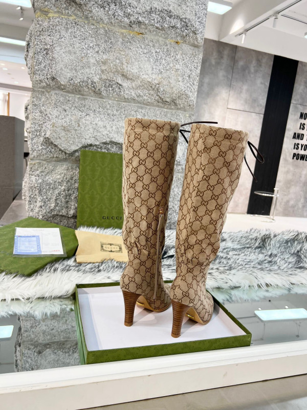 (image for) GUCCI GG HIGH BOOTS