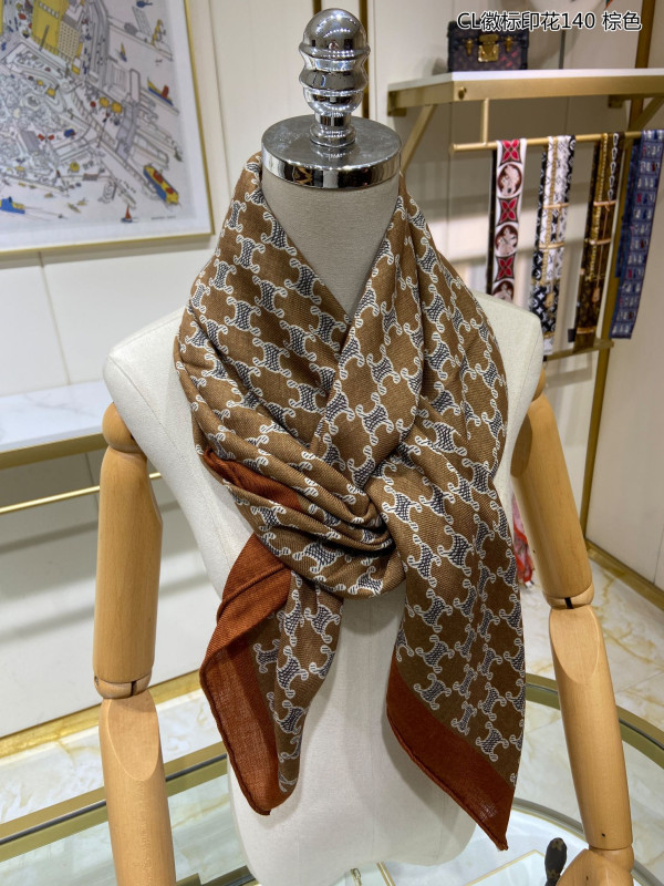 CELIN* SCARF [C1M9U-034332] CELINE CHANEL ACCESSORIES LOEWE SHOES LOUIS VUITTON DIRO YSL OTHER BRAND HANDBAGS BALENCIAGA BOTTEGA VENETA GOYARD HERMES BURBERRY VALENTINO GUCCI FENDI MIUMIU CHLOE PRADA BVLGARI SUITCASE NEW ARRIVAL 
