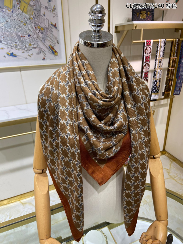 CELIN* SCARF [C1M9U-034332] CELINE CHANEL ACCESSORIES LOEWE SHOES LOUIS VUITTON DIRO YSL OTHER BRAND HANDBAGS BALENCIAGA BOTTEGA VENETA GOYARD HERMES BURBERRY VALENTINO GUCCI FENDI MIUMIU CHLOE PRADA BVLGARI SUITCASE NEW ARRIVAL 