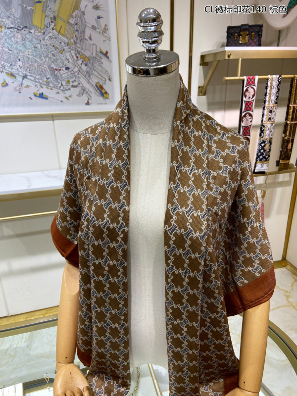 CELIN* SCARF [C1M9U-034332] CELINE CHANEL ACCESSORIES LOEWE SHOES LOUIS VUITTON DIRO YSL OTHER BRAND HANDBAGS BALENCIAGA BOTTEGA VENETA GOYARD HERMES BURBERRY VALENTINO GUCCI FENDI MIUMIU CHLOE PRADA BVLGARI SUITCASE NEW ARRIVAL 