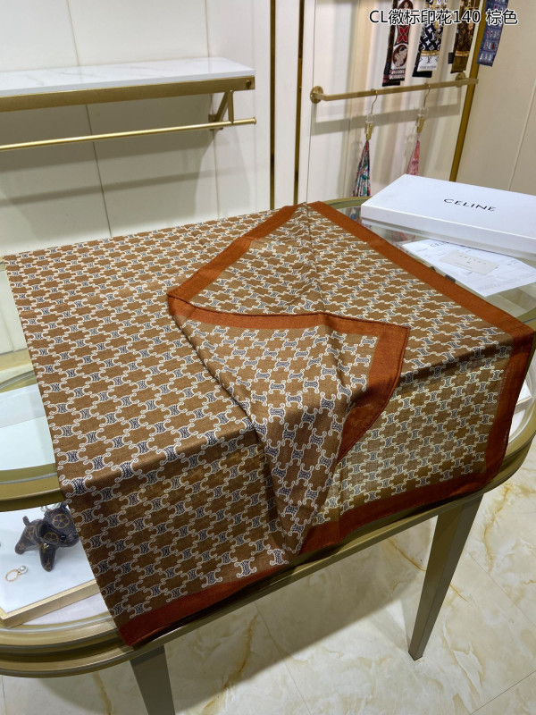 CELIN* SCARF [C1M9U-034332] CELINE CHANEL ACCESSORIES LOEWE SHOES LOUIS VUITTON DIRO YSL OTHER BRAND HANDBAGS BALENCIAGA BOTTEGA VENETA GOYARD HERMES BURBERRY VALENTINO GUCCI FENDI MIUMIU CHLOE PRADA BVLGARI SUITCASE NEW ARRIVAL 